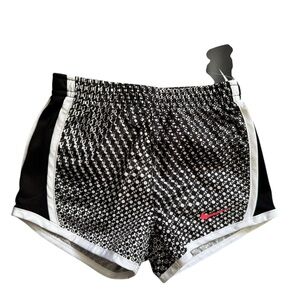 Nike Girls Black and White Running Shorts sz 3T